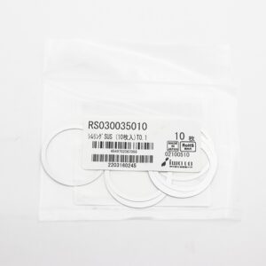 Shim Washer, 0.10mm Thick, ID 30mm x OD 35mm, SUS304 (Pack of 10), RS030035010