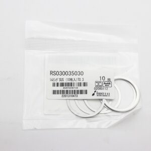 Shim Washer, 0.30mm Thick, ID 30mm x OD 35mm, SUS304 (Pack of 10), RS030035030