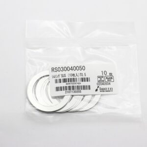 Shim Washer, 0.50mm Thick, ID 30mm x OD 40mm, SUS304 (Pack of 10), RS030040050
