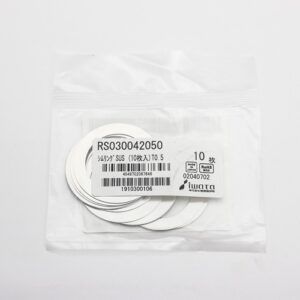 Shim Washer, 0.50mm Thick, ID 30mm x OD 42mm, SUS304 (Pack of 10), RS030042050