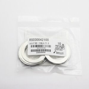 Shim Washer, 1.0mm Thick, ID 30mm x OD 42mm, SUS304 (Pack of 10), RS030042100