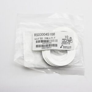 Shim Washer, 1.0mm Thick, ID 30mm x OD 45mm, SUS304 (Pack of 10), RS030045100