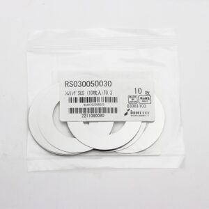 Shim Washer, 0.30mm Thick, ID 30mm x OD 50mm, SUS304 (Pack of 10), RS030050030