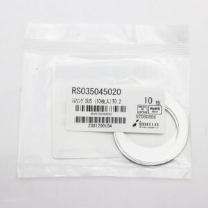 Shim Washer, 0.20mm Thick, ID 35mm x OD 45mm, SUS304 (Pack of 10), RS035045020
