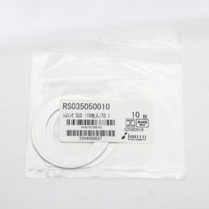 Shim Washer, 0.10mm Thick, ID 35mm x OD 50mm, SUS304 (Pack of 10), RS035050010