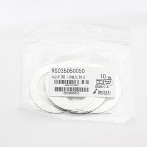 Shim Washer, 0.50mm Thick, ID 35mm x OD 50mm, SUS304 (Pack of 10), RS035050050