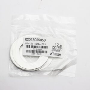 Shim Washer, 0.50mm Thick, ID 35mm x OD 55mm, SUS304 (Pack of 10), RS035055050