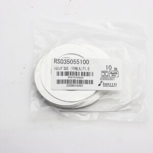 Shim Washer, 1.0mm Thick, ID 35mm x OD 55mm, SUS304 (Pack of 10), RS035055100