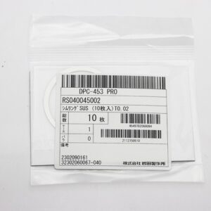 Shim Washer, 0.02mm Thick, ID 40mm x OD 45mm, SUS304 (Pack of 10), RS040045002