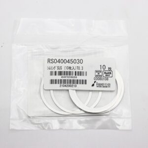 Shim Washer, 0.30mm Thick, ID 40mm x OD 45mm, SUS304 (Pack of 10), RS040045030