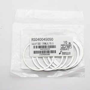 Shim Washer, 0.50mm Thick, ID 40mm x OD 45mm, SUS304 (Pack of 10), RS040045050