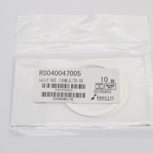 Shim Washer, 0.05mm Thick, ID 40mm x OD 47mm, SUS304 (Pack of 10), RS040047005
