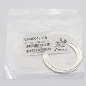 Shim Washer, 0.15mm Thick, ID 40mm x OD 47mm, SUS304 (Pack of 10), RS040047015