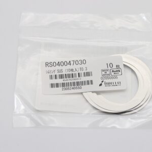 Shim Washer, 0.30mm Thick, ID 40mm x OD 47mm, SUS304 (Pack of 10), RS040047030