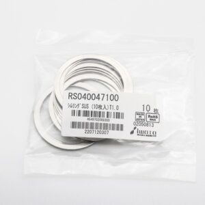 Shim Washer, 1.0mm Thick, ID 40mm x OD 47mm, SUS304 (Pack of 10), RS040047100