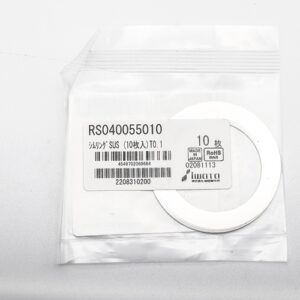 Shim Washer, 0.10mm Thick, ID 40mm x OD 55mm, SUS304 (Pack of 10), RS040055010