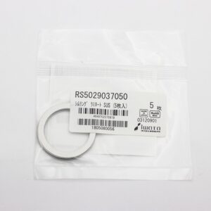 Laminated Shim Washer, 0.50mm Thick, ID 29mm x OD 37mm, 0.05mm Laminates, SUS304 (Pack of 5), RS5029037050