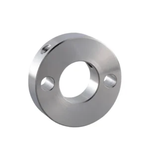 Shaft Collar with 2 Holes, ID 13mm x OD 33mm, 12mm Long, Carbon Steel S45C (Electroless Nickel Plating), SC1312MP2