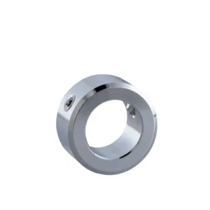 Basic Set Collar, ID 40mm x OD 72mm, 22mm Long, Carbon Steel S45C (Nickel Chrome Plating), SC4022N