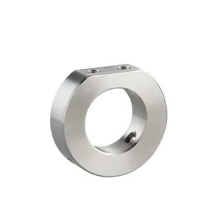 D-Cut Shaft Collar with Threaded Holes, ID 10mm x OD 25mm, 8mm Long, 304 Stainless Steel, SC1008STN