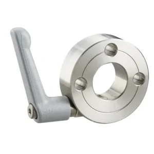 Wedge-lok Shaft Collar with 3 Holes and Lever, ID 16mm x OD 42mm, 15mm Long, 304 Stainless Steel, SCK1615SP3S