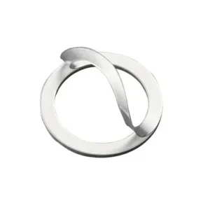 Laminated Shim Washer, 0.50mm Thick, ID 16mm x OD 22mm, 0.05mm Laminates, Aluminum (Pack of 5), RA5016022050