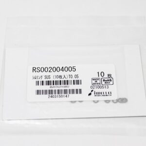 Shim Washer, 0.05mm Thick, ID 2mm x OD 4mm, SUS304 (Pack of 10), RS002004005