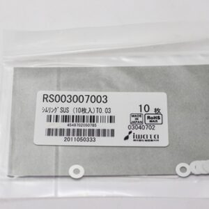 Shim Washer, 0.03mm Thick, ID 3mm x OD 7mm, SUS304 (Pack of 10), RS003007003