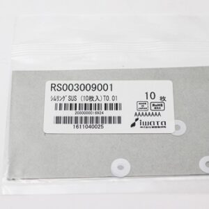 Shim Washer, 0.01mm Thick, ID 3mm x OD 9mm, SUS304 (Pack of 10), RS003009001