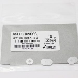 Shim Washer, 0.03mm Thick, ID 3mm x OD 9mm, SUS304 (Pack of 10), RS003009003
