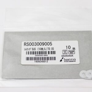 Shim Washer, 0.05mm Thick, ID 3mm x OD 9mm, SUS304 (Pack of 10), RS003009005