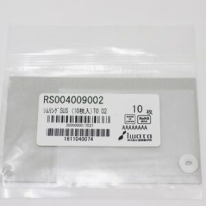 Shim Washer, 0.02mm Thick, ID 4mm x OD 9mm, SUS304 (Pack of 10), RS004009002