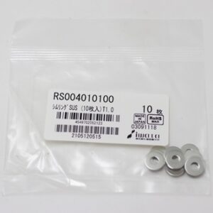 Shim Washer, 1.0mm Thick, ID 4mm x OD 10mm, SUS304 (Pack of 10), RS004010100