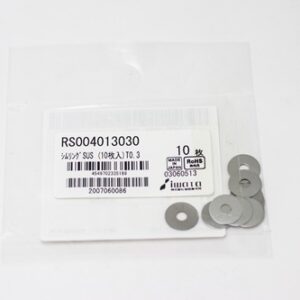 Shim Washer, 0.30mm Thick, ID 4mm x OD 13mm, SUS304 (Pack of 10), RS004013030