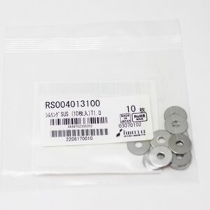 Shim Washer, 1.0mm Thick, ID 4mm x OD 13mm, SUS304 (Pack of 10), RS004013100