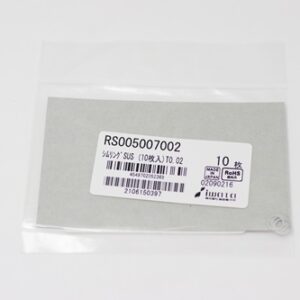 Shim Washer, 0.02mm Thick, ID 5mm x OD 7mm, SUS304 (Pack of 10), RS005007002