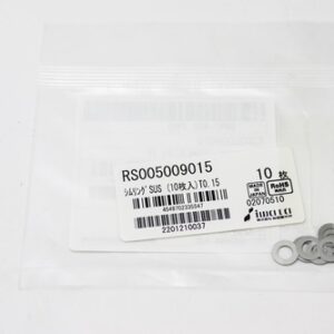 Shim Washer, 0.15mm Thick, ID 5mm x OD 9mm, SUS304 (Pack of 10), RS005009015