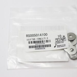 Shim Washer, 1.0mm Thick, ID 5mm x OD 14mm, SUS304 (Pack of 10), RS005014100