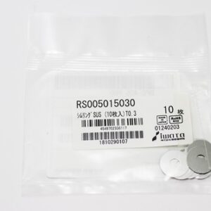 Shim Washer, 0.30mm Thick, ID 5mm x OD 15mm, SUS304 (Pack of 10), RS005015030