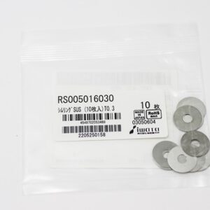 Shim Washer, 0.30mm Thick, ID 5mm x OD 16mm, SUS304 (Pack of 10), RS005016030