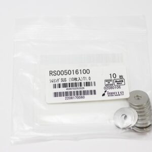 Shim Washer, 1.0mm Thick, ID 5mm x OD 16mm, SUS304 (Pack of 10), RS005016100