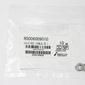 Shim Washer, 0.10mm Thick, ID 6mm x OD 9mm, SUS304 (Pack of 10), RS006009010