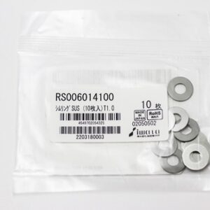 Shim Washer, 1.0mm Thick, ID 6mm x OD 14mm, SUS304 (Pack of 10), RS006014100
