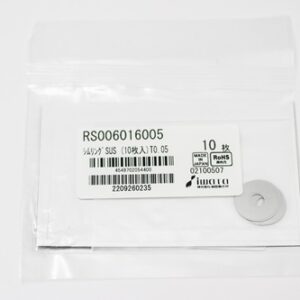 Shim Washer, 0.05mm Thick, ID 6mm x OD 16mm, SUS304 (Pack of 10), RS006016005