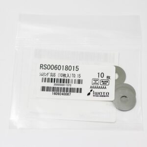 Shim Washer, 0.15mm Thick, ID 6mm x OD 18mm, SUS304 (Pack of 10), RS006018015