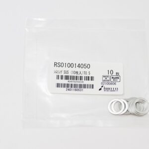 Shim Washer, 0.50mm Thick, ID 10mm x OD 14mm, SUS304 (Pack of 10), RS010014050