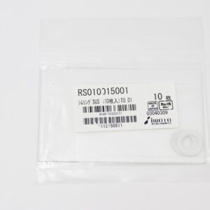 Shim Washer, 0.01mm Thick, ID 10mm x OD 15mm, SUS304 (Pack of 10), RS010015001