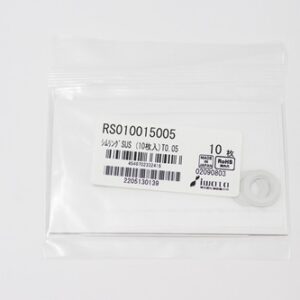 Shim Washer, 0.05mm Thick, ID 10mm x OD 15mm, SUS304 (Pack of 10), RS010015005