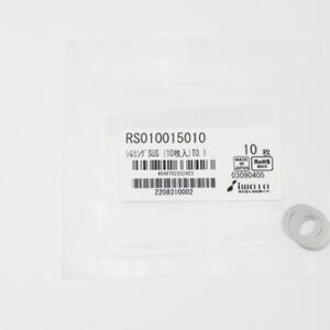 Shim Washer, 0.10mm Thick, ID 10mm x OD 15mm, SUS304 (Pack of 10), RS010015010