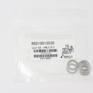 Shim Washer, 0.30mm Thick, ID 10mm x OD 15mm, SUS304 (Pack of 10), RS010015030